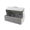 Set 100 Cutii cu Autoformare, 550x370x90 mm, Carton Alb
