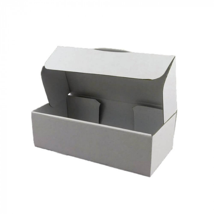 Set 100 Cutii cu Autoformare, 450x60x50 mm, Carton Alb