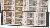 Romania,ceramica ,bloc de 4 ,nr lista1198 .