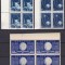 ROMANIA 1959 LP 487 ANUL GEOFIZIC INTERNATIONAL BLOCURI DE 4 TIMBRE MNH
