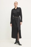 Answear Lab rochie culoarea negru, maxi, dreaptă