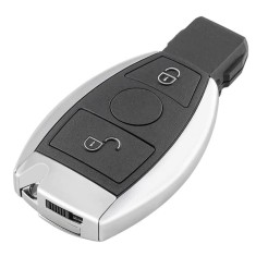Carcasa cheie auto Techstar compatibila Mercedes Benz, 2 butoane, model dupa 2000, suport NEC si BGA