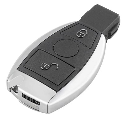Carcasa cheie auto Techstar compatibila Mercedes Benz, 2 butoane, model dupa 2000, suport NEC si BGA foto