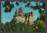 CPIB 24818 CARTE POSTALA - CASTELUL BRAN, REGIUNEA BRASOV, CIRCULATA, 1967, STAMPILE, TIMBRU, KRUGER