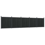 Cumpara ieftin Panouri pentru gard, gri, 872x186 cm, WPC