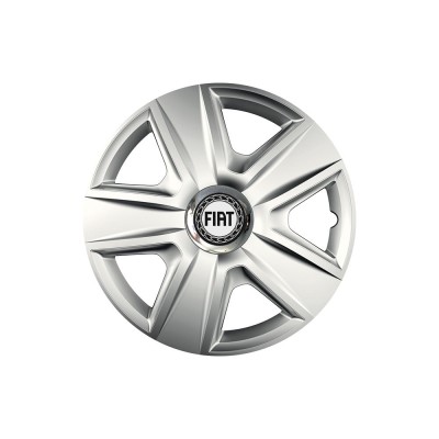 Set 4 capace roti Cu Inel Cromat Esprit R16 Compatibil Cu Fiat foto