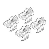 Kit montaj bare plafon C017 pentru Alfa Romeo 147, Alumia Quadra si Silenzio