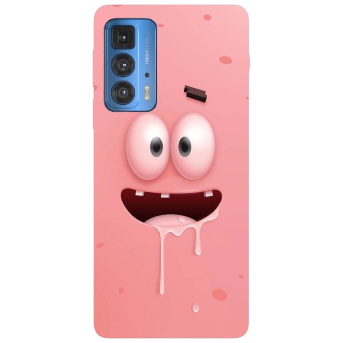 Husa compatibila cu Motorola Edge 20 Lite model Patrick Drooling SpongeBob, Silicon, TPU, Viceversa