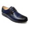 Pantofi barbati casual din piele naturala bleumarin 1010BLM
