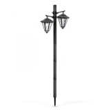 Lampa solara LED - felinar - 137 cm - negru - alb rece Best CarHome, Garden Of Eden
