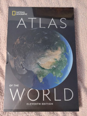 Atlas National geographic, ediția 11,&amp;icirc;n lb engleză. foto