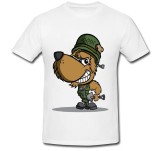 Cumpara ieftin Tricou &quot; Caine militar &quot;
