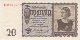 Germania 20 marci mark reichsmark 1939 XF
