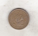 bnk mnd British Caribbean Territories 5 cents 1965