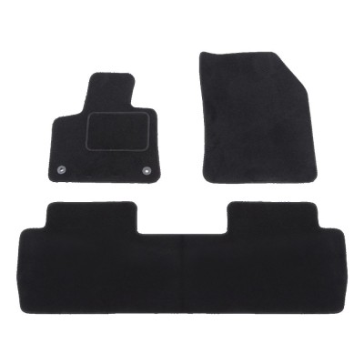 Set covorase auto mocheta Velor PEUGEOT 5008, 04.2017-2024, negru, foto