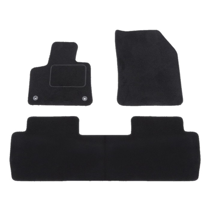Set covorase auto mocheta Velor PEUGEOT 5008, 04.2017-2024, negru,