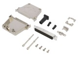 Conector D-Sub 37 Pini Tată Lipire Cablu Gold Flash