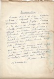 A3547N Alexandru Balaci, act scris și semnat olograf, 1962