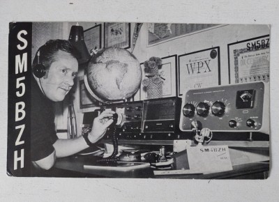 Card Radio tip carte postala - SM5BZH Seppo Lilja Sweden HANDEN foto