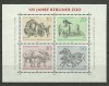 Berlin 1969 - Animale, fauna, gradina zoologica, bloc neuzat