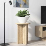 vidaXL Suport pentru plante 2 pcs Stejar Sonoma &Oslash;29,5 x 40 cm 899737