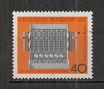 Germania.1973 350 ani masina de calcul MG.324