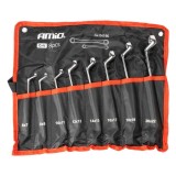 Set chei inelare &icirc;ndoite 6-22 mm 8 buc. AMIO-04196