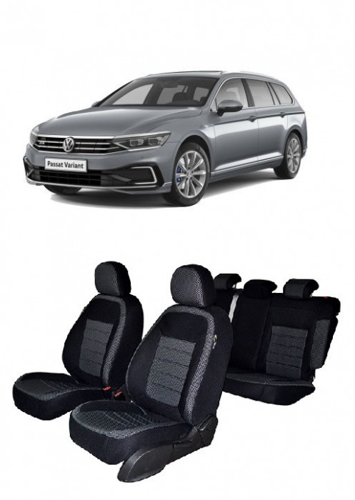 Set huse scaune dedicate Volkswagen Passat B8 Variant 2015-2018