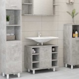 Cumpara ieftin Dulap de baie, gri beton, 60x32x53,5 cm, lemn prelucrat