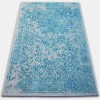 Covor Vintage 22208/054 turcoaz si cremă rozetă clasică, 80x150 cm, Dreptunghi, Polipropilena