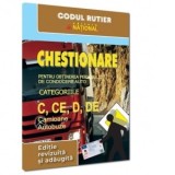 Chestionare pentru obtinerea permisului de conducere categoriile C, CE, D, DE. Camioane si autobuze - 2026