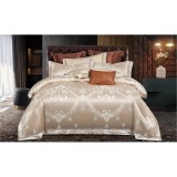 Cumpara ieftin Lenjerie de Pat Finet Jacquard PREMIUM, Pat Dublu, 6 Piese - DNA59