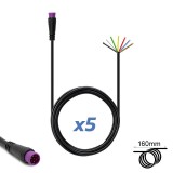 Cumpara ieftin Cablu conector trotineta electrica Waterproof 8mm 7 Pin - 5M