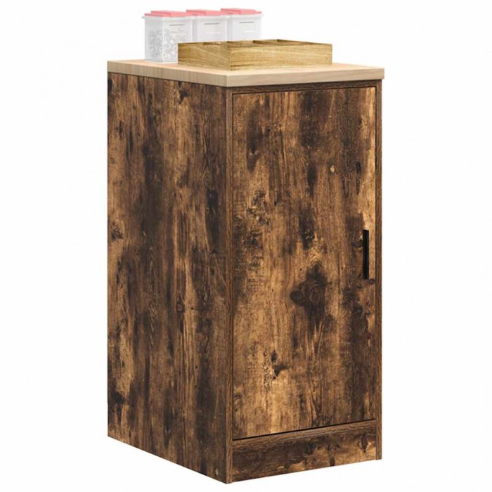 Gossi dulap de depozitare de garaj stejar afumat 40x51x85 cm