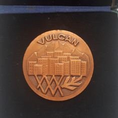 Medalie aniversara - 30 ani Vulcan - Oras minier