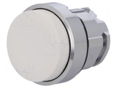 Comutator de Apăsare 22mm Alb Stabil foto