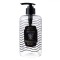 Dozator Săpun Lichid, Model Dungi, Capacitate 500ml, Transparent/Negru