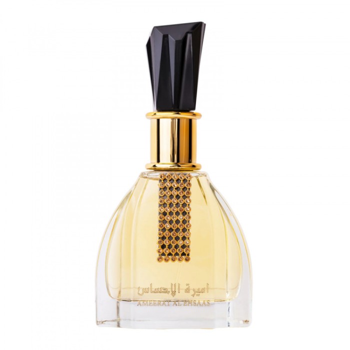 Parfum arabesc Ameerat Al Ehsaas, femei, 100ml - inspirat din Crystal Noir by Versace