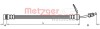 Conducta / cablu frana NISSAN INTERSTAR bus (X70) (2002 - 2016) METZGER 4110211