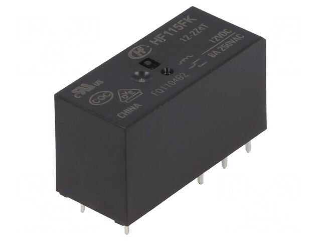 Releu Electromagnetic DPDT 12VDC 8A PCB