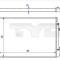 Radiator, racire motor VW GOLF V Variant (1K5) (2007 - 2009) TYC 737-0062-R