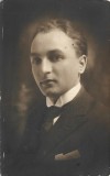 P3161N Portret de bărbat, studio Foto Glob, Turnu Severin, 1924