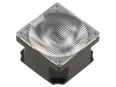 Lentilă LED Pătrată Policarbonat Transparent 11-45&amp;deg; foto