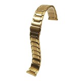 Bratara Ceas Aurie Otel Inoxidabil 20mm Capete Drepte Clama Fluture Butoane Laterale