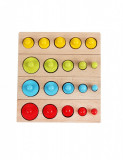 Cilindrii Montessori din lemn color HM-1