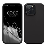 Husa Kwmobile pentru Apple iPhone 14 Pro Max, Negru, Silicon, KWM000016NL034C, Carcasa