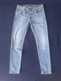 Blugi albastri Bigotti, slim fit, barbati, M, conditie foarte buna