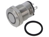 Comutator Anti-Vandalism ONPOW 2 Poziții SPST-NO 2A IP65 Roșu ONPOW6312F-10E/J/R/12V/S