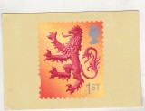 Bnk cp Timbre pe carti postale - Scotia definitiv - circulata, Printata