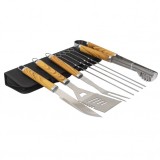 Set 8 piese din INOX pentru gratar si borseta depozitare Zilan ZTS8330